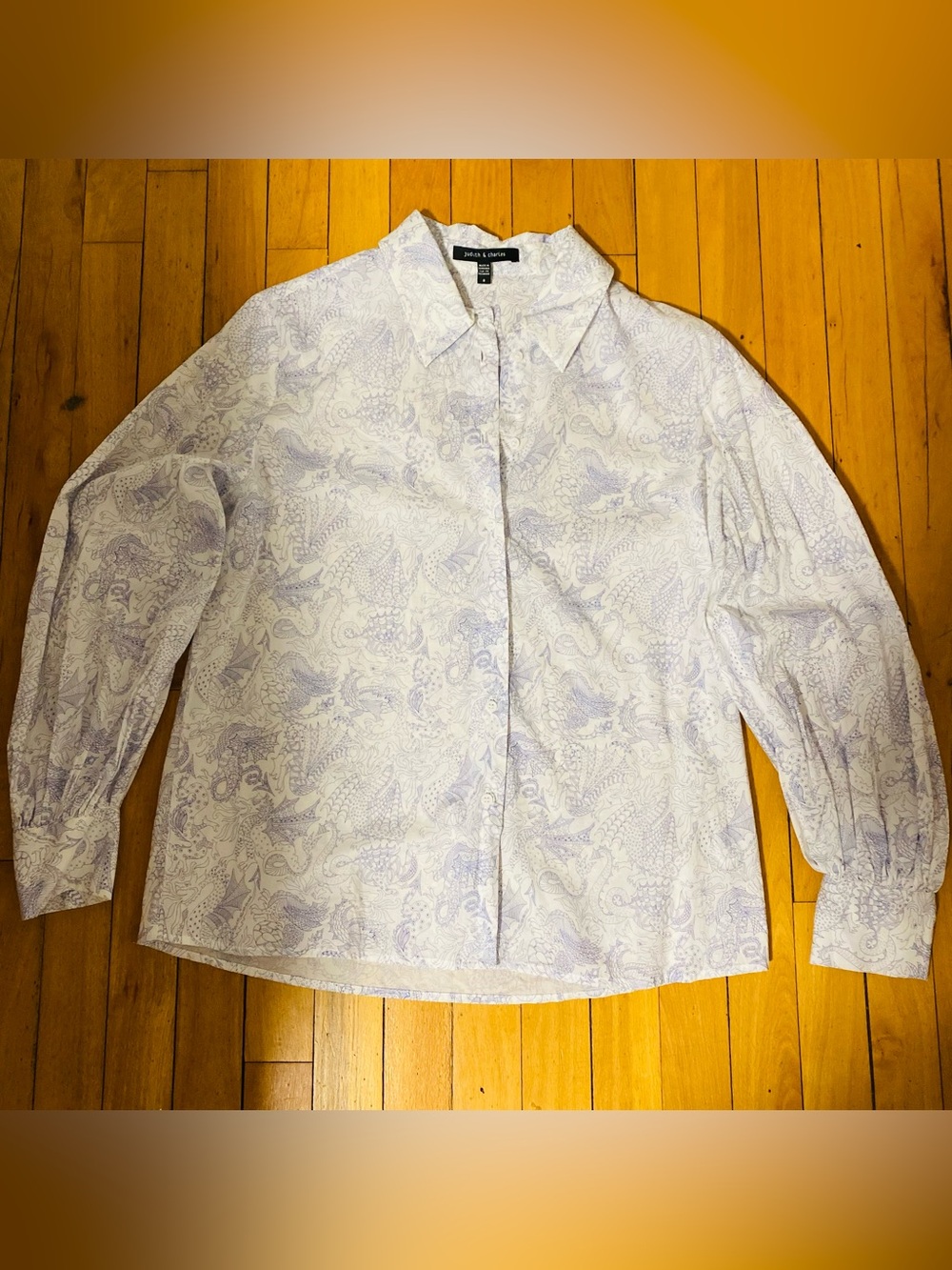 JUDITH & CHARLES BUTTON UP SHIRT